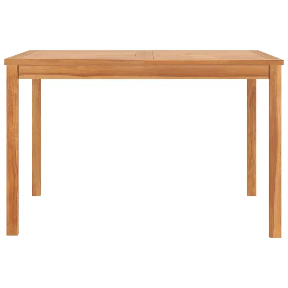 Masă Grădină Lemn Tec Masiv - 120x120 cm | Livrare Gratuită