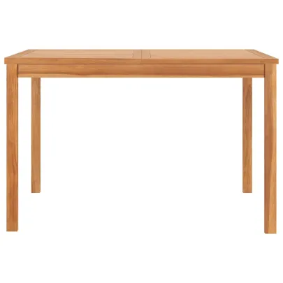 Masă Grădină Lemn Tec Masiv - 120x120 cm | Livrare Gratuită