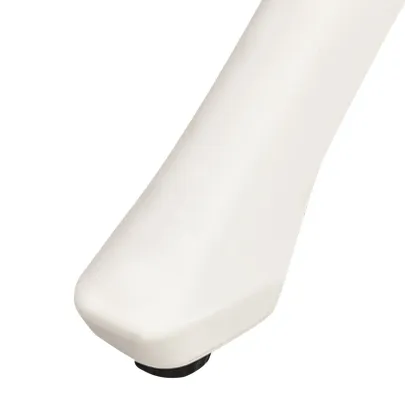 Masă Grădină Albă - Aluminiu Turnat 90x90 cm - Livrare Gratuită