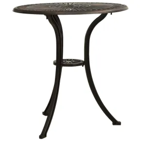 Masă Grădină Bronz - Aluminiu Turnat - Livrare Gratuită 2
