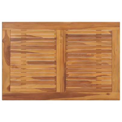 Masă Grădină Pliabilă Lemn Tec - Livrare Gratuită