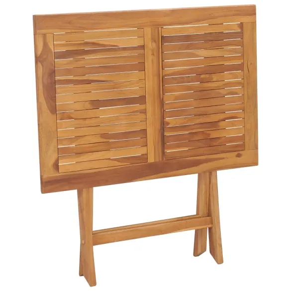 Masă Grădină Pliabilă Lemn Tec - Livrare Gratuită