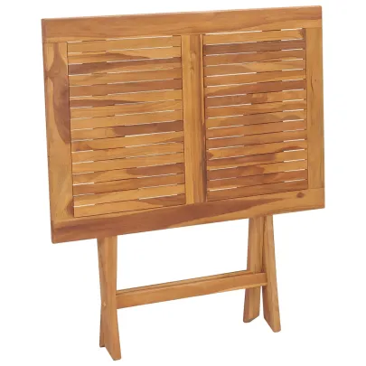 Masă Grădină Pliabilă Lemn Tec - Livrare Gratuită