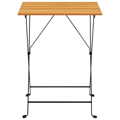 Masă Bistro Lemn Acacia - 55x54x71 cm - Gratis Livrare