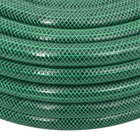 Furtun Grădină PVC cu Racorduri - 20m, Verde