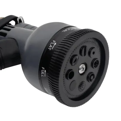 Furtun Grădină 15m Oțel Inoxidabil cu Duză Pulverizare