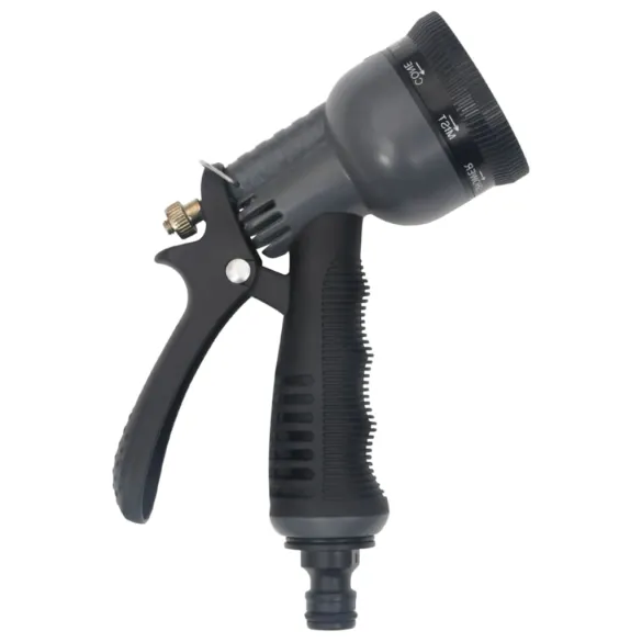 Furtun Grădină Oțel 30m cu Duză Pulverizare | Livrare Gratuită