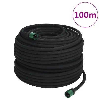 Furtun poros grădină 100m cauciuc | Irigare eficientă