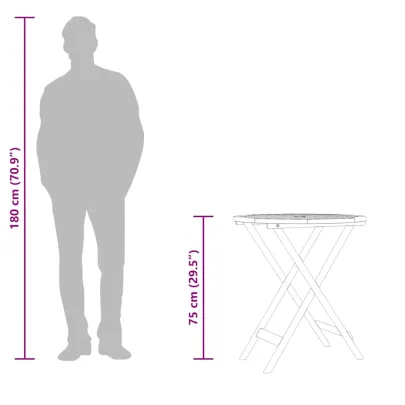 Masă Grădină Pliabilă - Eucalipt Masiv | Livrare Gratuită