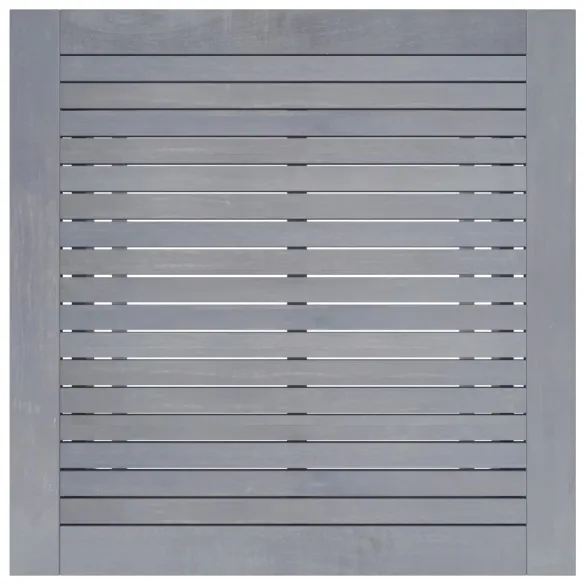 Masă Grădină Gri 88x88 cm - Lemn Acacia Masiv | Comandă