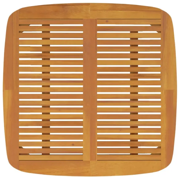 Masă Grădină Lemn Acacia 110x110 cm - Livrare Gratuită