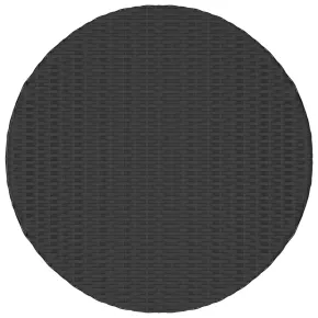 Masuta de ceai exterior - Negru - Poliratan - Livrare Gratuita 2