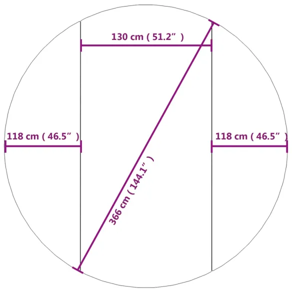 Acoperire Geotextil Piscină - Gri Deschis Ø366 cm - Poliester Acoperire Geotextil Piscină - Gri Deschis Ø366 cm - Poliester