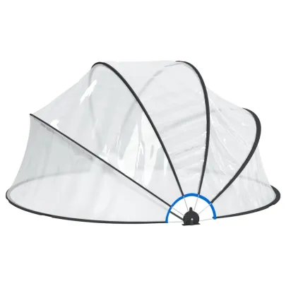Cupolă Piscină Rotundă PVC - Protecție Soare & Ploaie