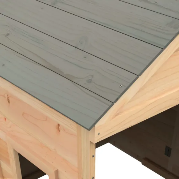 Casă Joacă Copii Exterior - Lemn Brad cu Ușă Blocare