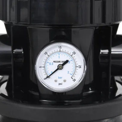 Filtru de Nisip cu Prefiltru pentru Piscină - Negru | Livrare Gratuită