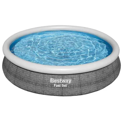 Set Piscină Rotundă Bestway 366x76 cm cu Pompă