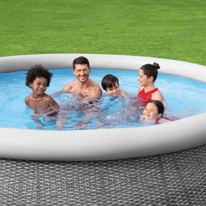 Set Piscină Rotundă Bestway 366x76 cm cu Pompă