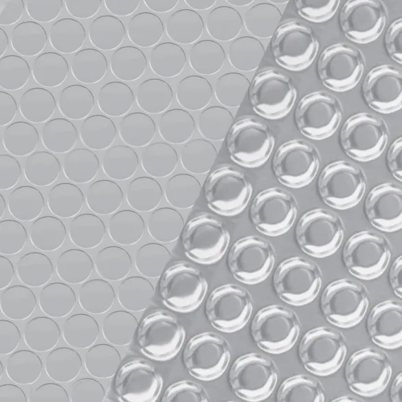 Prelată Piscină Argintiu 800x500 cm - Încălzire Solară | Livrare Gratuită
