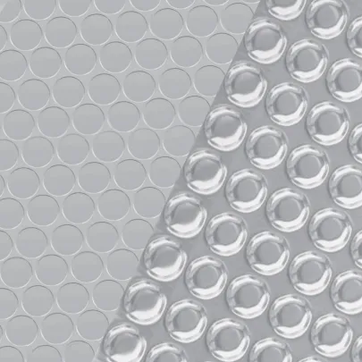 Prelată Solară Piscină PE Argintiu 450x220 cm - Livrare Gratuită
