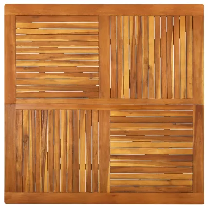 Masă Grădină Lemn Acacia 120x120 cm - Livrare Gratuită