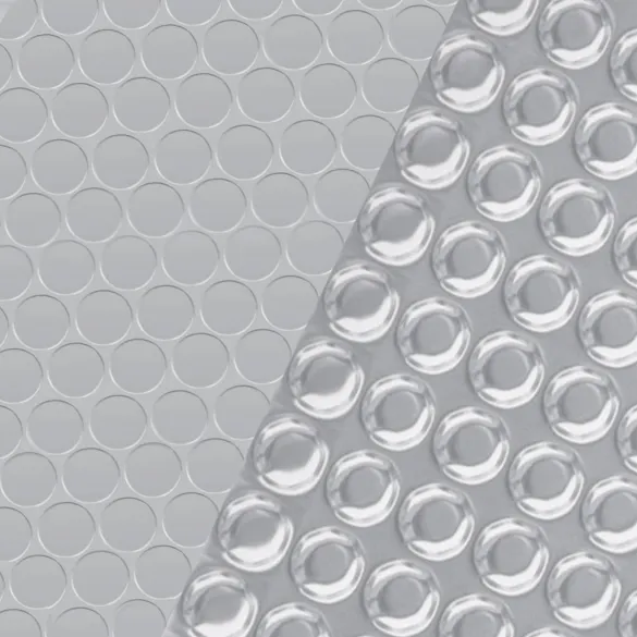 Prelată Solară Piscină 300 cm Argintiu - Încălzire Apă