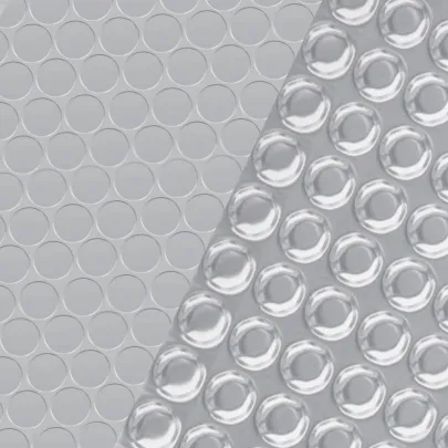 Prelată Solară Piscină 300 cm Argintiu - Încălzire Apă