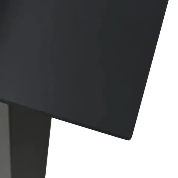 Masă Grădină Modernă - Oțel și Sticlă - Livrare Gratuită