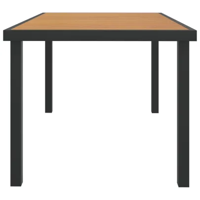 Masă Grădină Modernă - Aluminiu și WPC - Livrare Gratuită