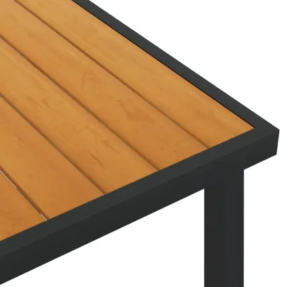 Masă Grădină Modernă - Aluminiu și WPC - Livrare Gratuită