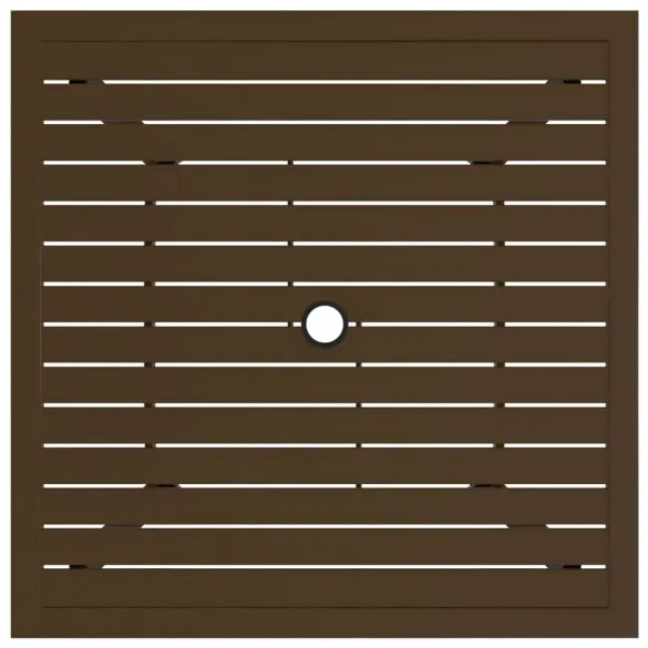 Masă Grădină Oțel Maro - Livrare Gratuită | Comandă Acum