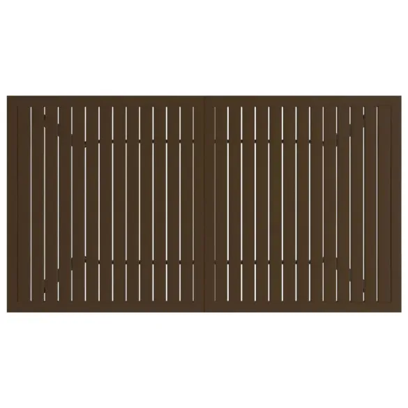 Masă Grădină Oțel Maro 140x80 cm - Livrare Gratuită