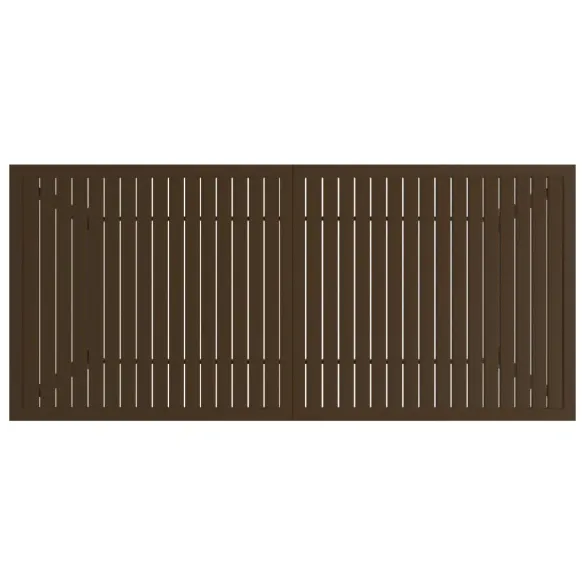 Masă Grădină Oțel - 190x80 cm, Livrare Gratuită