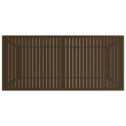 Masă Grădină Oțel - 190x80 cm, Livrare Gratuită