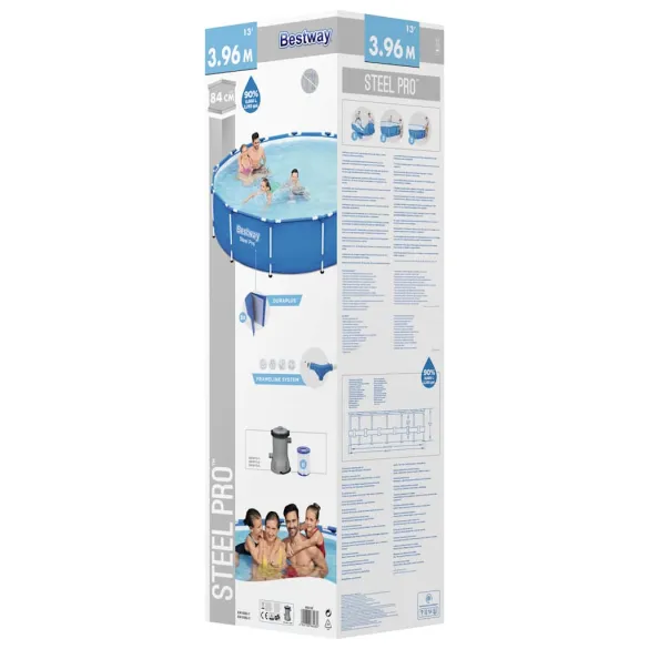 Piscină Cadru Metalic Steel Pro 396x84 cm - Livrare Gratuită