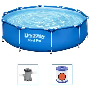 Piscină Steel Pro Bestway - 305x76 cm, Cadru Oțel | Livrare Gratuită