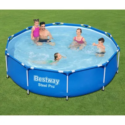 Piscină Steel Pro Bestway - 305x76 cm, Cadru Oțel | Livrare Gratuită