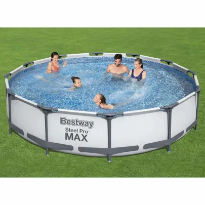 Set Piscină Steel Pro MAX 366x76 cm cu Filtrare | Bestway