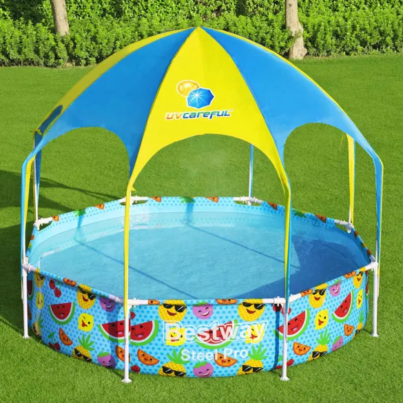 Piscină Copii Steel Pro cu Protecție UV 40+ - Livrare Gratuită