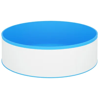 Piscină cu Valuri Albă - 350x90 cm | Livrare Gratuită