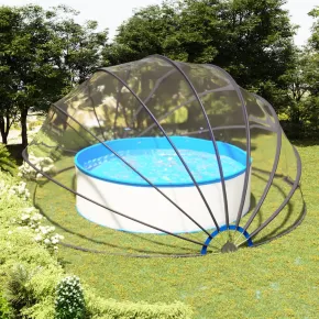 Cupolă Piscină 559x275 cm - Protecție Soare & Ploaie