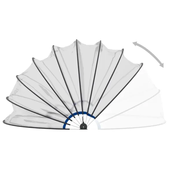 Cupolă Piscină 559x275 cm - Protecție Soare & Ploaie