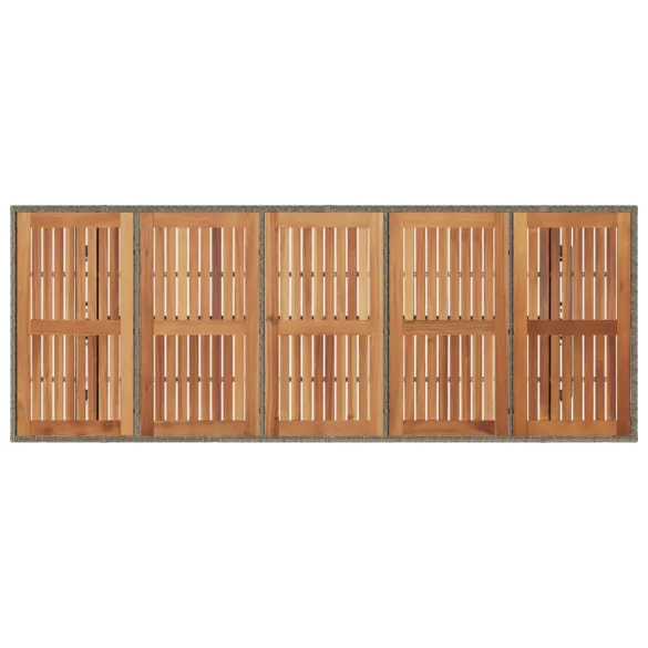 Masă Grădină Lemn Acacia | 240x90 cm | Livrare Gratuită