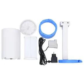 Skimmer de piscină suspendat și pompă cu adaptor 16 cm plastic 2