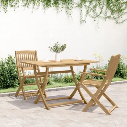 Masă Grădină Pliabilă Lemn Acacia | Livrare Gratuită