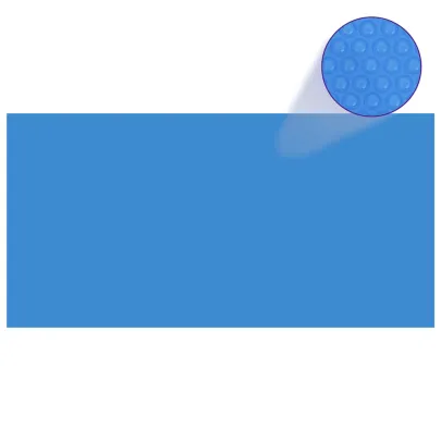 Prelată Solară Piscină Albastră - 975x488 cm - PE