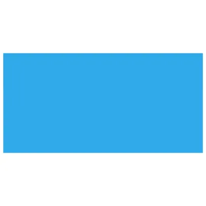 Prelată Solară Piscină Albastră - 975x488 cm - PE