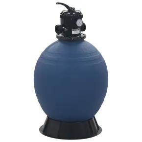 Filtru Nisip Piscină Supapă 6 Poziții Albastru 560mm