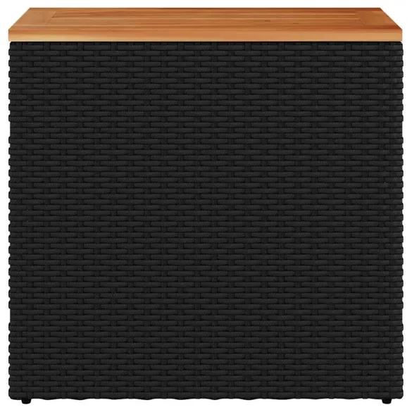 Masă Laterală Grădină Lemn Negru - Livrare Gratuită