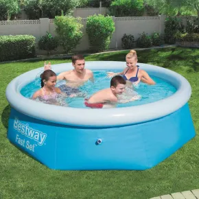 Piscină Gonflabilă Fast Set Rotundă 244x66 cm - Bestway